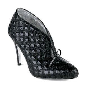 Quilted Black Ankle Booties Boots